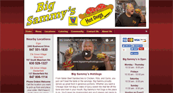 Desktop Screenshot of bigsammyshotdogs.com